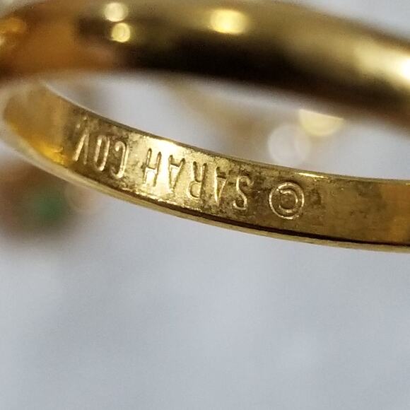 Six adjustable Sarah Cov rings 1.1441 - Picture 10 of 16